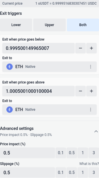 Expanded Auto-Exit transaction limits on mobile