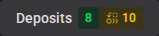 Deposits navigation with read-only status counts