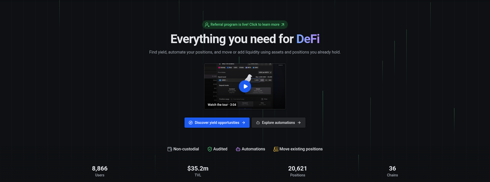 Homepage hero