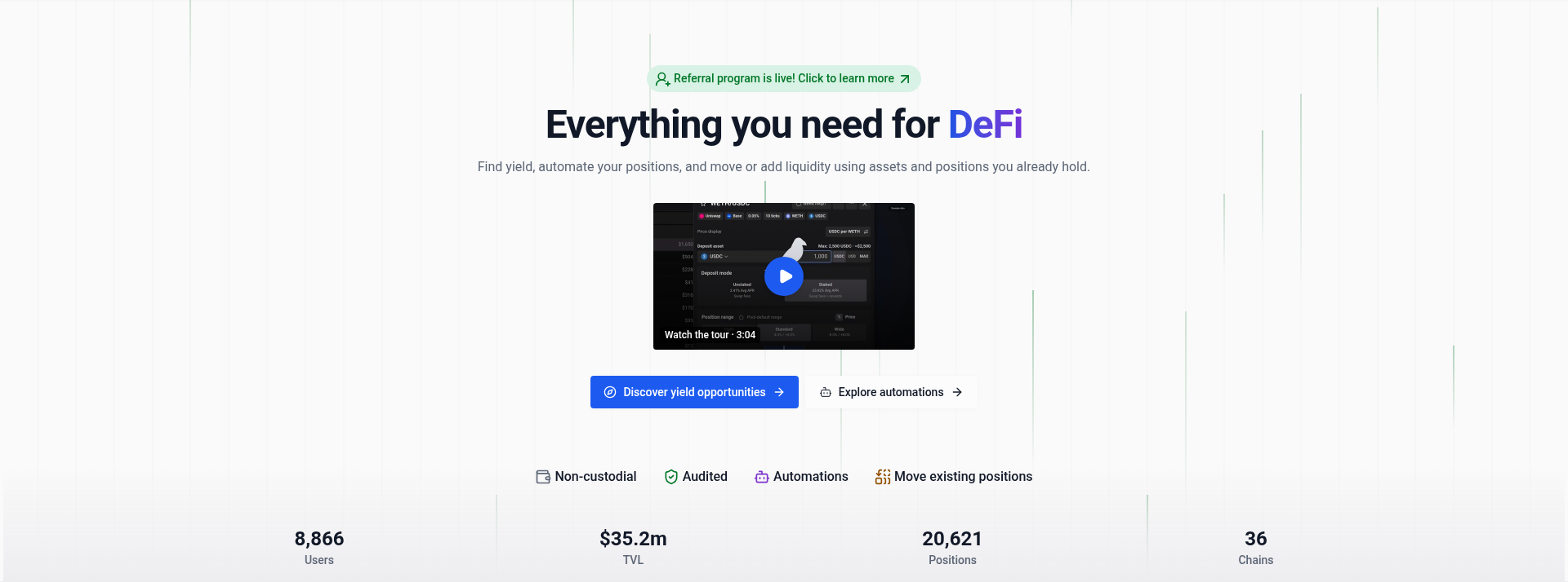 Homepage hero