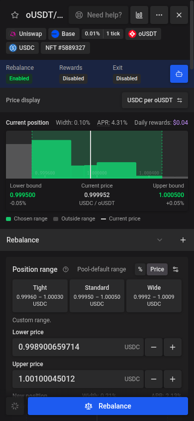 Rebalance price fields in the mobile action sheet